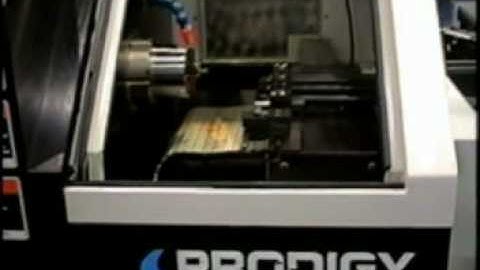 Automated Loading System, loading from the rear of the lathe