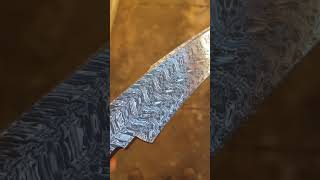 Barb Wire Damascus Blade.