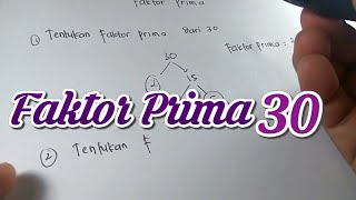 Faktor Prima Dari 30