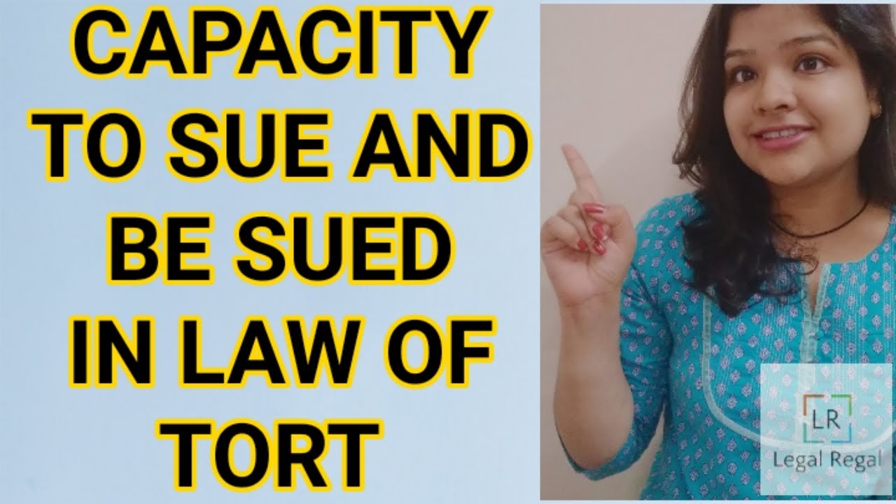 Lecture 5 Capacity of entities with special status to sue and be sued
