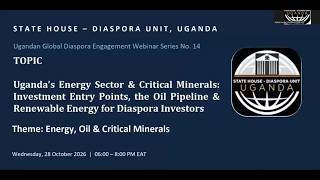UGANDA GLOBAL DIASPORA ENGAGEMENT WEBINAR SERIES - EPISODE 14