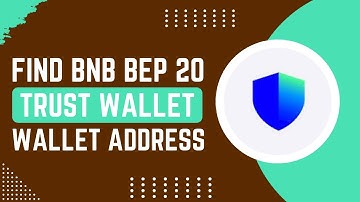 How To Find BNB BEP20 Address On Trust Wallet (2024) !