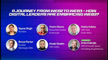 Panel 1 - A JOURNEY FROM WEB2 TO WEB3 at Cashaa Blockchain Summit ||| Vertex Events Dubai