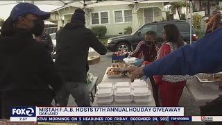 Mistah FAB hosts 17th annual holiday giveaway