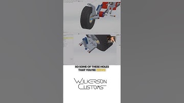 Custom parts & #solidworks mates #caddesign #ultra4