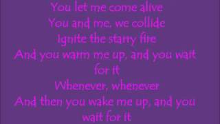 Lyrics Black Eyed peas Whenever [The Beginning])