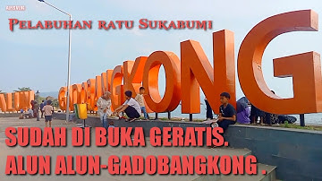Situasi Saat ini Alun-alun Gadobangkong Pelabuhan Ratu Sukabumi