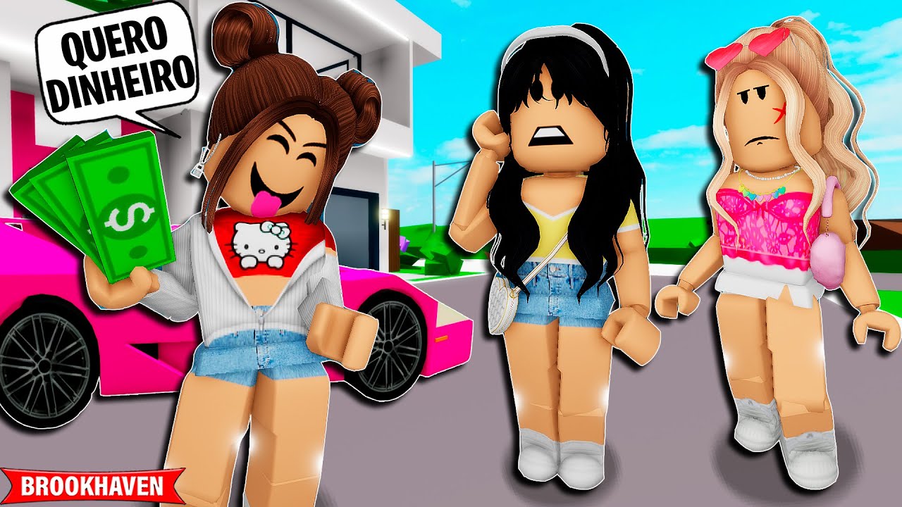 A MINHA AMIGA me TROCOU pela MENINA RICA  Historinhas Brookhaven Roblox  Bibi e Lud 