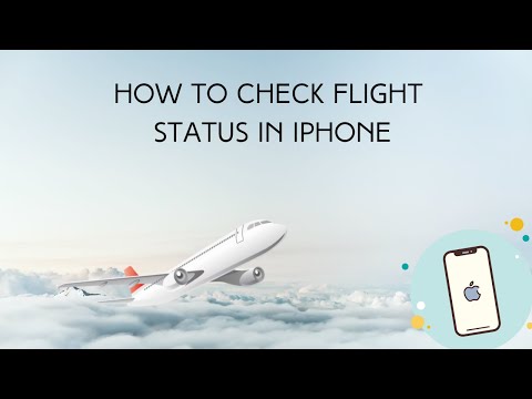 Wideo: Jak sprawdzić status lotu na iPhonie?