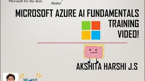 Microsoft Azure AI Fundamentals Training Video