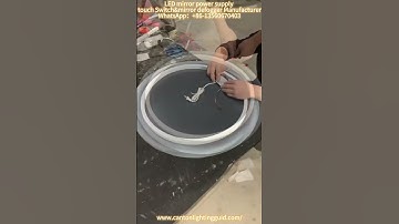 How to diy vanity mirror with lights, led mirror touch sensor switch with 96W MAX driver.#mirror