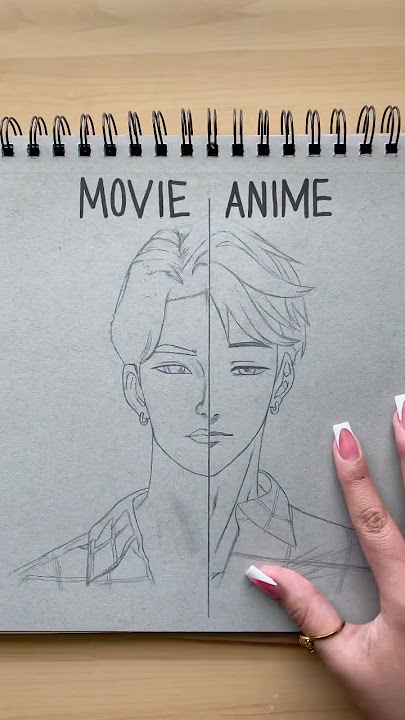 MOVIE VS. ANIME - Which Side?✨ #shorts #drawing #kpopdemonhunters