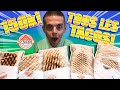 JE MANGE TOUS LES TACOS de O'TACOS !! Vidéo 150K Abonnés !