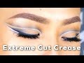 【海外風メイク】超絶カットクリースチュートリアル|Extreme Cut Crease Tutorial【カットクリース】
