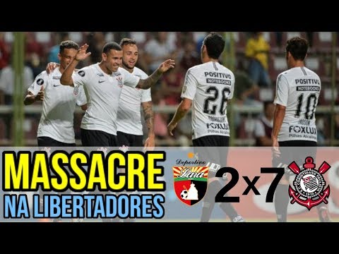GOLEADA HISTÓRICA | Gols Deportivo Lara 2x7 Corinthians 2018