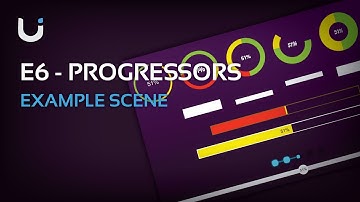 Example Scene 6 - Progressors - DoozyUI - UI Management System for Unity