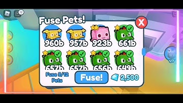 Fusing 3x 6x 9x 12x PIXEL DINO.. see what happen.. 😱😳😐 | pet simulator x | roblox