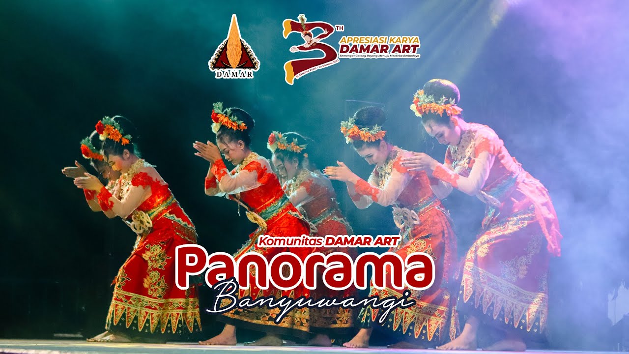 TARI PANORAMA BANYUWANGI - HARLAH KOMUNITAS DAMAR ART Ke 3 Tahun