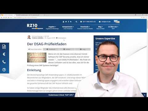 Der DSAG Prüfleitfaden | RZ10.de