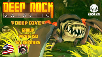 Deep Rock Galactic - Group Deep Dive 5x Enemies Mod [Week 150] (Natural Point) Fungus Bogs