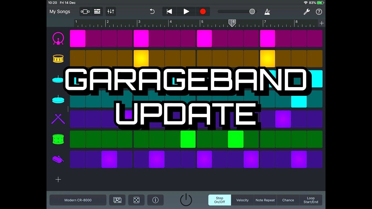 how to use beat machine on garageband