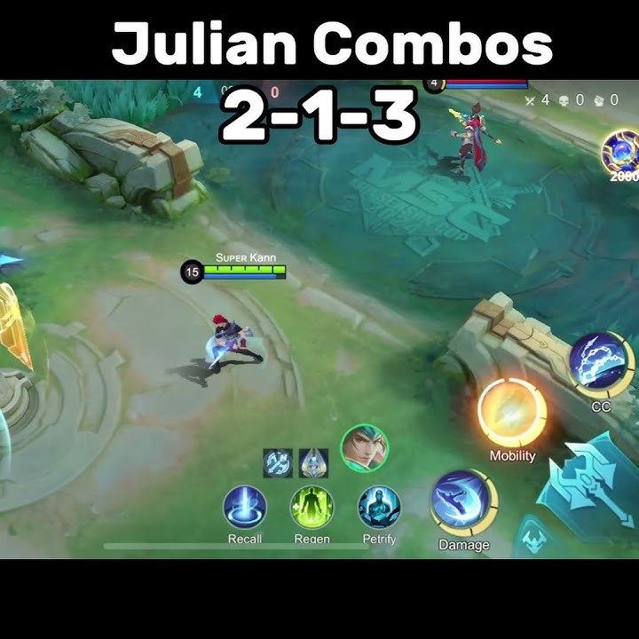 Julian Combos For Beginners #mlbb #mobilelegends #guide #tutorial
