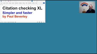 Citation checking XL