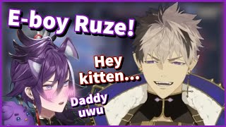 E-boy Ruze and Discord kitten Hakka is the most CURSED THING YOU'LL SEE!【Holostars EN| Crimzon Ruze】