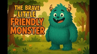 The Brave Little Friendly Monster 🐾 | Heartwarming Kids Story About Kindness & Courage