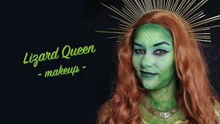 LIZARD / REPTILIAN queen makeup tutorial Lizard Reptilian Makeup Tutorial