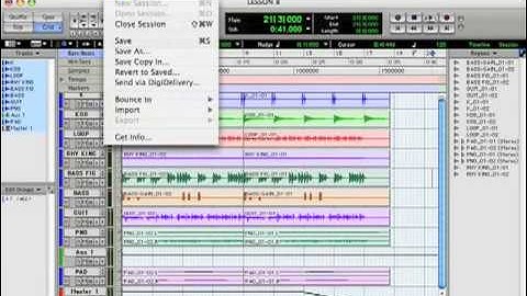 Lesson 8: File Management Pro Tools 7 LE Tutorial