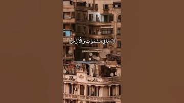 اسمع الايه دي كده  شايف بيقولها بكل احساس رحمك الله ياقارئ القلوب 🤍 #المصحف #الرحمن