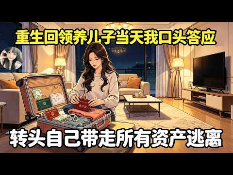 重生回領養兒子當天我口頭答應，轉頭自己帶走所有資產逃離，前世老公白月光帶兒子求我們收養，我每天打3份工養家，到死都沒等來一場婚禮#重生 #復仇 #大女主 #人生感悟 #情感