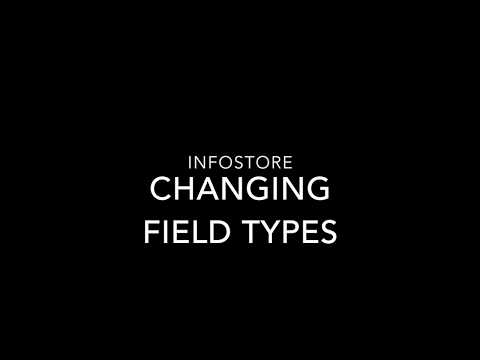 वीडियो: में फ़ील्ड प्रकार कैसे बदलें