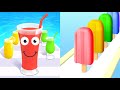 Juice Run VS VS Popsicle Stack MAX LEVELS UNLOCKED SPEEDRUN Gameplay