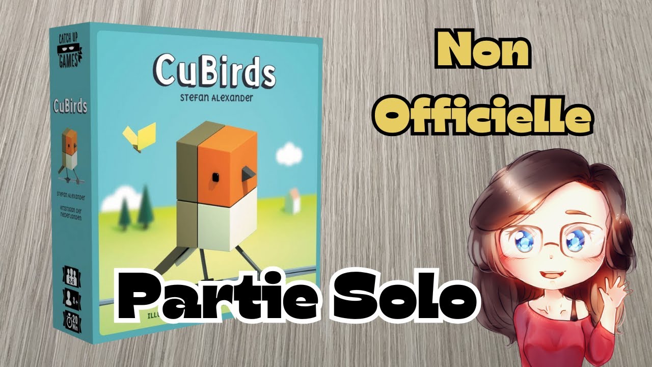 CUBIRDS - Partie Solo non officielle [BGG]