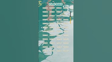 Can you find 0665? #puzzle #brainteaser #numberchallenge #shorts #viralvideo