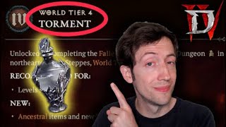 Diablo 4 - Top Tips on when \& how to progress to Torment Difficulty