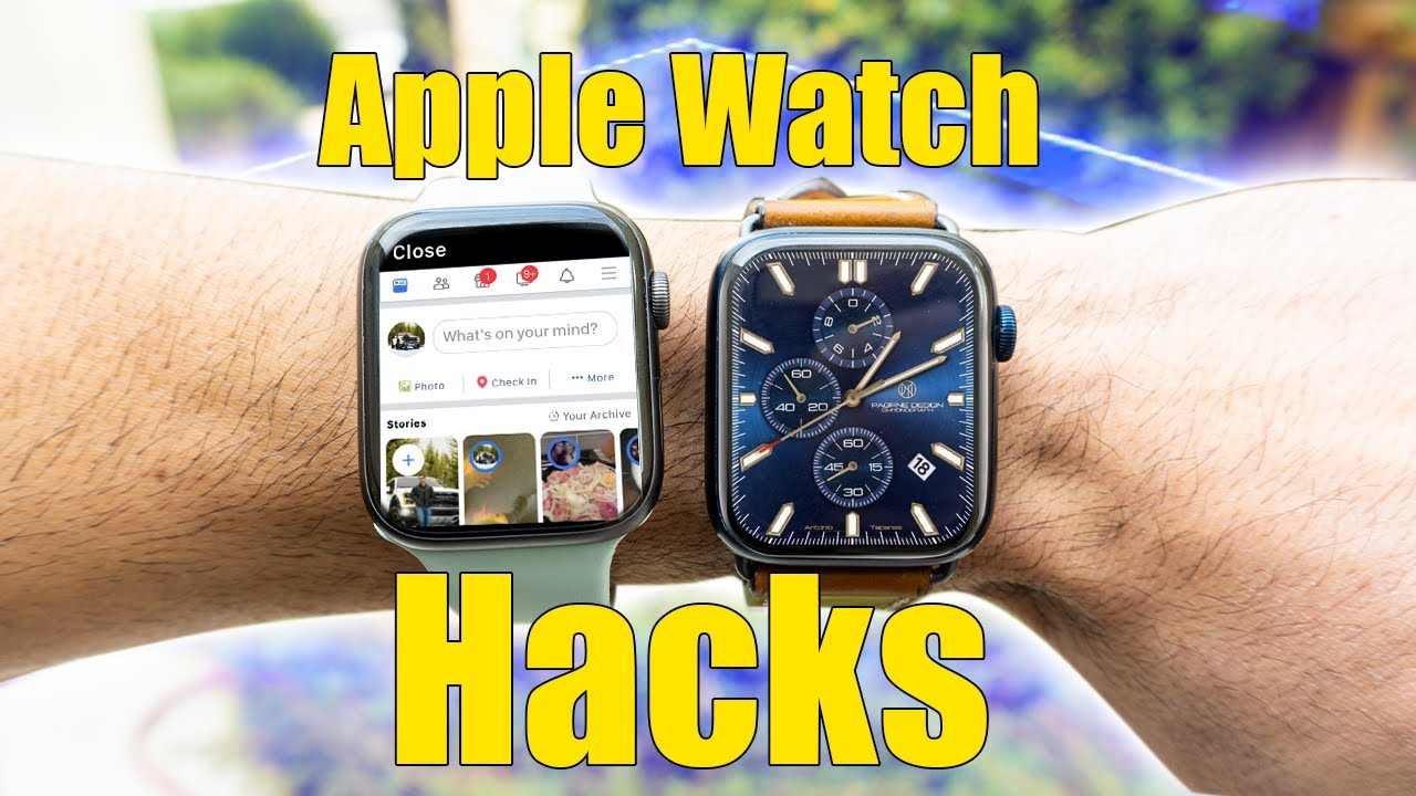 Apple Watch HACKS YOU DIDN'T KNOW ABOUT - Custom Apple Watch Faces and more!