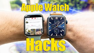 Apple Watch HACKS YOU DIDN'T KNOW ABOUT  Custom Apple Watch Faces and more!