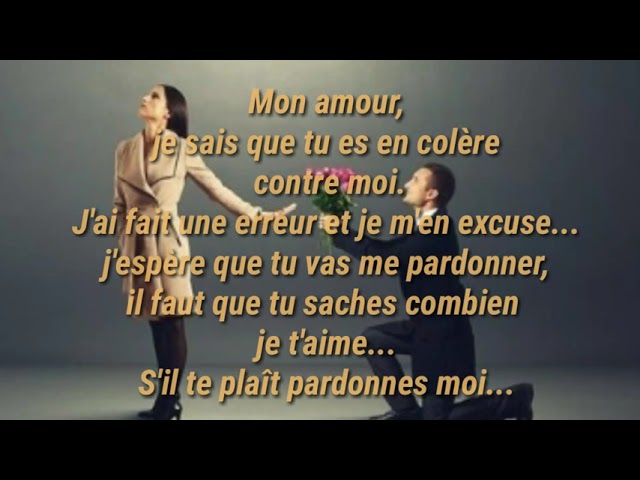 Message De Pardon A Son Amour Apres Une Dispute Youtube