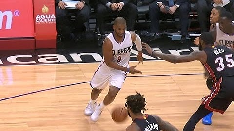 Chris Paul Backspin Yo-Yo Dribble vs. the Heat | 01.08.17