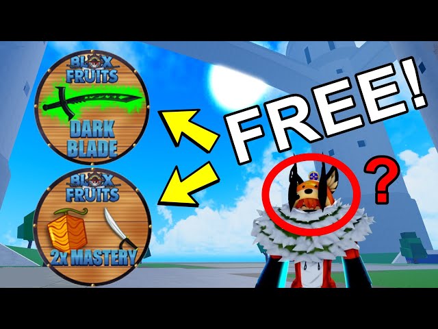 Desapego Games - Roblox > Conta blox fruits com dark blade(yoru), 2x mastery, 2x money e 2x drop 22M bount