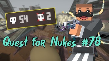 Krunker.io - Quest for Nukes #78! xCirno Vibes on the New Map, Evacuation! (Assault Rifle Gameplay)