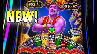 NEW SLOT: Dreamy Genie.  It's like the Queenie slot but better! it has 4 rows.