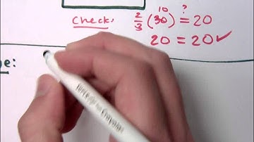 Beginning Algebra - Part 8 (Solving Linear Equations)