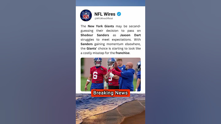 Giants Regret Passing on Shedeur Sanders as Dart Struggles 😬 #shedeursanders #nfl2025 #shorts
