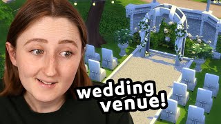 building the perfect wedding venue for my sims
