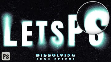 STUNNING Dissolve & Blur Text Effect in Photoshop – Quick & Easy Tutorial! 🎨