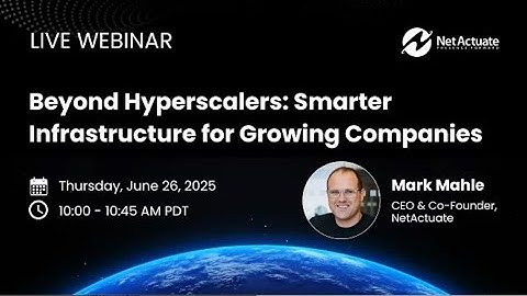 Beyond Hyperscalers: Smarter Infrastructure for Growing Companies